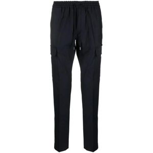 Tommy Hilfiger, Heren, Broeken, Blauw, Maat: W33 L32 Wol,