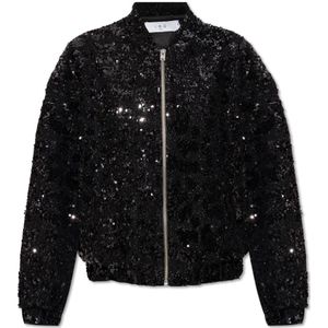 IRO - Omber - Pailletten Jas - Zwart