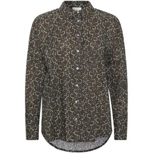 Heartmade, Dames, Blouses & Shirts, Veelkleurig, Maat: S Zijde,