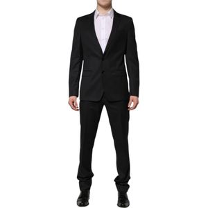 Dolce & Gabbana, Heren, Pakken, Grijs, Maat: M Wol,