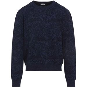 Etro, Heren, Sweatshirts & Hoodies, Blauw, Maat: L