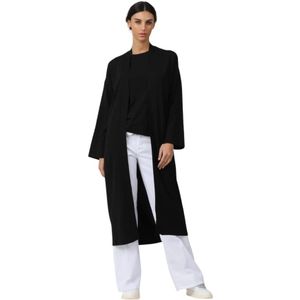 Alpha Studio, Dames, Truien, Zwart, Maat: M