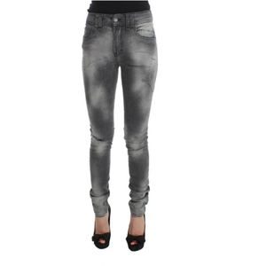 John Galliano, Dames, Jeans, Grijs, Maat: W26 Katoen,