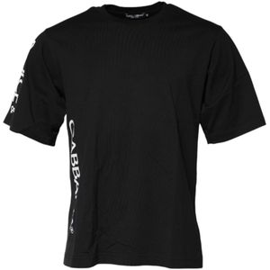 Dolce & Gabbana, Heren, Tops, Zwart, Maat: S Katoen,