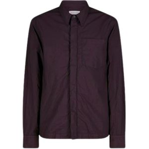 Dries Van Noten, Heren, Overhemden, Paars, Maat: L Katoen,