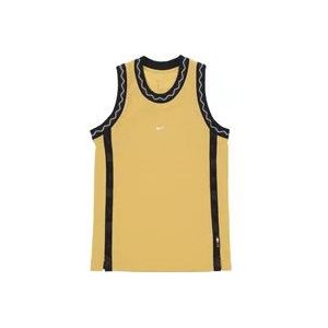 Nike Premium Basketball Tank Top , Yellow , Heren , Maat: XL