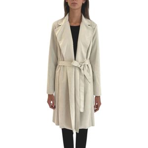 Joseph Ribkoff, Dames, Mantels, Beige, Maat: XL Suède,