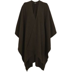 Cortana - Poncho - Bruin - Wolstof - One Size