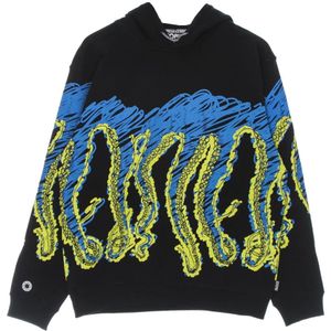 Octopus, Heren, Sweatshirts & Hoodies, Veelkleurig, Maat: XL Katoen,