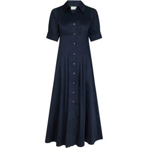 Neo Noir, Dames, Jurken, Blauw, Maat: 2XL