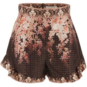 Zimmermann - Korte Broeken - Veelkleurig - Dames - Short Shorts