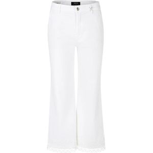 Marc Cain, Dames, Broeken, Wit, Maat: M Katoen,