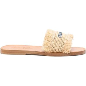 Dsquared2, Dames, Schoenen, Beige, Maat: 41 EU Leer,