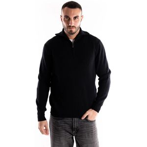 Paolo Pecora, Heren, Truien, Zwart, Maat: S Wol,