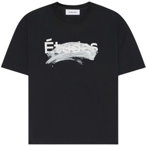 Études, Heren, Tops, Zwart, Maat: S Katoen,