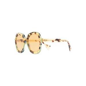 Gucci Gg1240S 003 Zonnebril , Brown , Dames , Maat: 57 MM