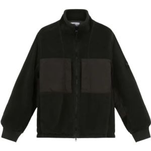 Stone Island, Heren, Jassen, Grijs, Maat: M Katoen,