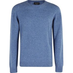 Roberto Collina, Heren, Truien, Blauw, Maat: L Denim,