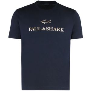 Paul & Shark, Heren, Tops, Blauw, Maat: L