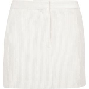 Ottod'Ame, Dames, Rokken, Beige, Maat: XS Katoen,