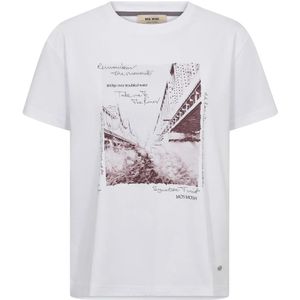 MOS Mosh, Dames, Tops, Wit, Maat: S