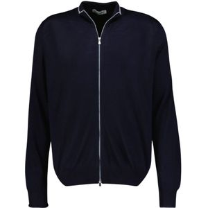 Gran Sasso, Heren, Sweatshirts & Hoodies, Blauw, Maat: L