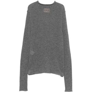 Plan C, Dames, Truien, Grijs, Maat: S