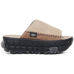 Ugg - Slippers - Beige - Suède - 40mm Platform