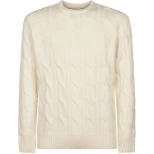 MC2 Saint Barth, Heren, Truien, Beige, Maat: M Wol,