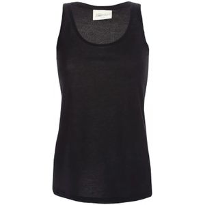 Joya, Dames, Tops, Zwart, Maat: S Katoen,