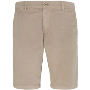 Schott Nyc, Heren, Korte broeken, Beige, Maat: W29 Katoen,