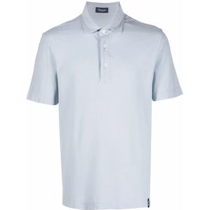 Drumohr, Heren, Tops, Blauw, Maat: L Katoen,