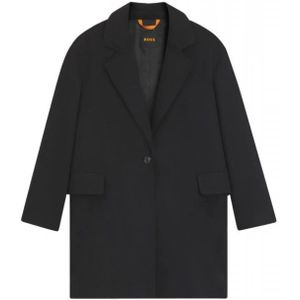 BOSS - Calesara2 - Tussenmantel - Zwart - Klassieke Mantel