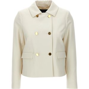 Kiton, Dames, Jassen, Wit, Maat: XS Wol,