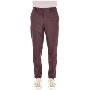 PT Torino, Heren, Broeken, Bruin, Maat: W35 Wol,