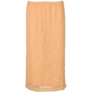 Fabiana Filippi, Dames, Rokken, Oranje, Maat: S Polyamide,