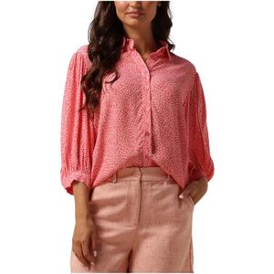 Ydence, Dames, Blouses & Shirts, Roze, Maat: XS