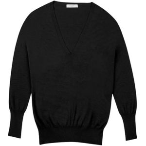 Zanone, Dames, Truien, Zwart, Maat: S Jersey,