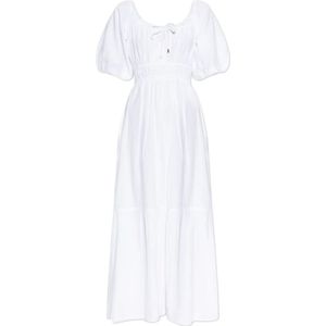 Melissa Odabash, Dames, Jurken, Wit, Maat: XS Katoen,