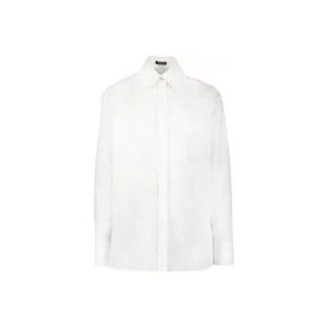 Versace Medusa Klassieke Shirt , White , Dames , Maat: 2XS
