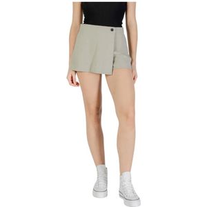 Only, Dames, Rokken, Groen, Maat: M Linnen,