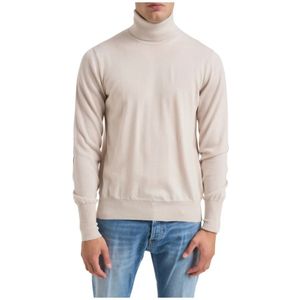 Alpha Studio, Heren, Truien, Beige, Maat: M Wol,