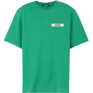 Jacquemus, Heren, Tops, Groen, Maat: 2XL Katoen,