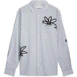 Filling Pieces, Heren, Overhemden, Wit, Maat: XS