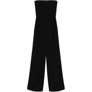 Pinko, Dames, Jumpsuits & Playsuits, Zwart, Maat: S Zijde,
