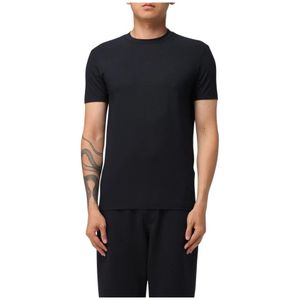 Emporio Armani, Heren, Tops, Blauw, Maat: M