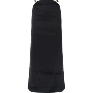 Ganni Maxi Skirts , Black , Dames , Maat: M