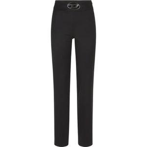 Diesel, Dames, Broeken, Zwart, Maat: 2XS Wol,