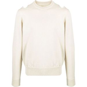 Jil Sander, Heren, Truien, Beige, Maat: S Wol,