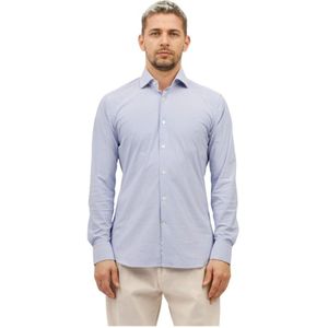 Caliban, Heren, Overhemden, Blauw, Maat: 4XL